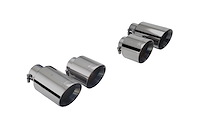 ES-VW09-BLACKTIPS Exhaust Tail Pipe Tip for 2015-2018 Volkswagen Golf