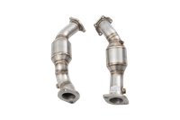 ESKS17KITB Primary Downpipes with High Flow Cats Fits Select Kia Stinger GT 3.3T