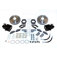 Single Piston Rear Disc Brake Conversion Kit For GM 10- & 12-Bolt Non-staggered Shocks & C-clip or Non C-clip Axles