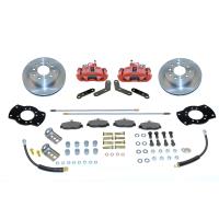 Single Piston Rear Disc Brake Conversion Kit For GM 10- & 12-Bolt Staggered Shocks & C-clip Axles