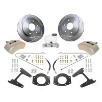 Super TKR1 Single-Piston Rear Drum to Disc Brake Conversion Kit 1988-00 GM (See applications in More Details)