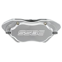 CPA-22171-2A 4-Piston Competition S Front Caliper Assembly, Billet Aluminum, 1-3/4" Piston, For 1" Rotor, Clear Anodized