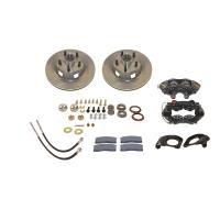 Front 4-Piston Drum to Disc Brake Conversion Kit At The Wheels Only