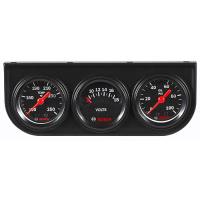 Mini Triple Gauge Kit Mechanical Oil Pressure