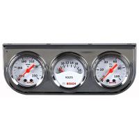 Mini Triple Gauge Kit Mechanical Oil Pressure