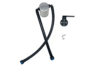 Oil Separator 3.0 Driver Side, Clear Anodized [Fits Select Chevrolet/GMC 5.3L/6.2L]