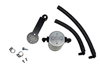 Oil Separator 3.0 Driver Side, Clear Anodized [Fits Select Toyota Tacoma 3.5L]
