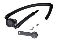 Oil Separator 3.0 Passenger Side, Black Anodized [Fits Select Kia Stinger GT 3.3L TT]