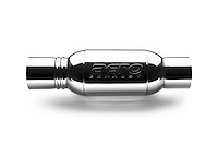 Turbine Performance Muffler, Inlet/Outlet: 4 in., Overall Length: 20 in. [Mirror Polished Finish]