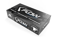 Street-Series Street Flow Muffler, 2-Chamber, Inlet/Outlet: 2.500 in./2.500 in., Dual In/Dual Out [Black Powder-Coat Finish]