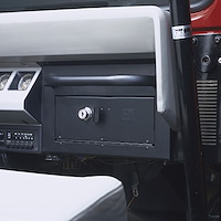 036-01 Security Glove Box, 1987-1995 Jeep Wrangler, Black