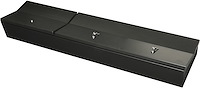 283-01 Compact Underseat Lockbox, 2009-2014 Ford F-150, Black, Full Length, Full Width, Under Rear Seat, w/o Subwoofer