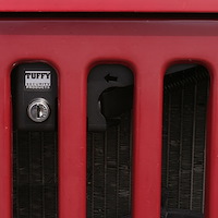 295-01 Hood Lock, 1987-1995 Jeep Wrangler, Black