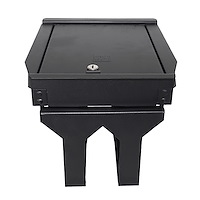 376-01 Security Console Insert, Select Ford F-150, Black, w/ Flow-Thru Console