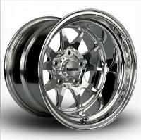 MACH-10 Non-Beadlock Wheel, Size: 15x7", Bolt Pattern: 5x4.5", Backspace: 4.500" [Polished]