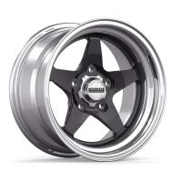 Launch Non-Beadlock Wheel, Size: 15x8", Bolt Pattern: 5x4.75", Backspace: 5" [Black/Polished]