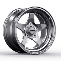 Launch Non-Beadlock Wheel, Size: 15x8", Bolt Pattern: 5x4.5", Backspace: 5.500" [Polished]