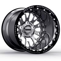 Legend Single-Beadlock Wheel, Size: 15x14", Bolt Pattern: 5x5", Backspace: 7" [Polished]