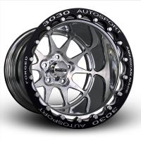 MACH-10 Single-Beadlock Wheel, Size: 15x14", Bolt Pattern: 5x4.75", Backspace: 7.500" [Polished]