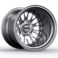 Legend Non-Beadlock Wheel, Size: 15x15", Bolt Pattern: 5x4.5", Backspace: 4" [Polished]