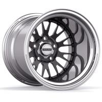 Legend Non-Beadlock Wheel, Size: 15x15", Bolt Pattern: 5x5", Backspace: 4.500" [Black/Polished]