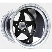 Drag Ops Launch Wheel [Size: 17"x10"] 5 x 4.50" Bolt Pattern, Black/Polished Finish for 1994-2004 Ford Mustang GT