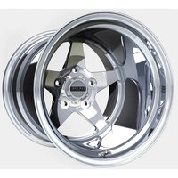 Drag Ops Launch Wheel [Size: 17"x10"] 5 x 4.75" Bolt Pattern, Polished Finish for 2006-2013 Chevy Corvette C6/Z06
