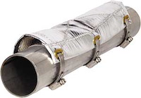 Clamp-On Heat Shield 4" x 1'