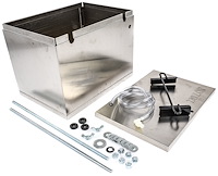 Aluminum Battery Box 13.5" L x 9.5" W x 10" H