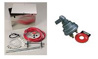 Aluminum Battery Box Kit w/Cables 13.5" L x 9.5" W x 10" H