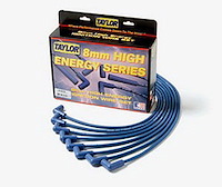 High Energy 8mm Spark Plug Wire Set 1977-1996 Ford E/F Series 4.9L 300 L6