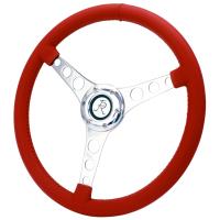 Corvette Steering Wheel Red Leather
