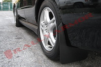 MF1BASBLK Mud Flap Kit for 2002-2007 Subaru Impreza WRX/STI / 2002-2007 Subaru Impreza RS/2.5i - Black Logo