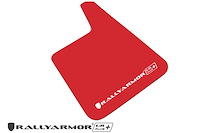 MF20URPRDWH Mud Flap Kit for Universal Fit - Red Mud Flap/White Logo