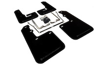 MF42URBLKGRY Mud Flap Kit for 2015-2019 Volkswagen Jetta - Grey Logo