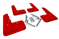 MF47URRDBLK Mud Flap Kit for 2017-2020 Honda Civic Type R - Red Mud Flap/Black Logo