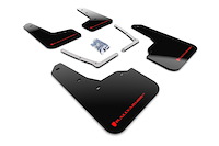 MF50URBLKRD Mud Flap Kit for 2016-2020 Honda Civic Sedan, Coupe - Red Logo