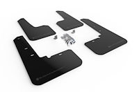 MF66URBLKGRY Mud Flap Kit Fits Select Subaru Outback - Grey Logo