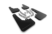 MF75URBLKMBK Mud Flap Kit for 2022 Hyundai Tucson - Metallic Black Logo