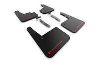 MF83URBLKRD Mud Flap Kit for 2022 Hyundai Kona N - Red Logo