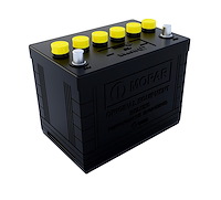 BB-S24MY Collector Series Lightweight 12 V AGM Battery for 1965-1974 Mopar Models [BCI Group 24 Applications, Yellow]