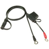 Battery Charger Adapter Cable [DC 2.500 mm Socket to 1/4 in. (6 mm) Ringlets]
