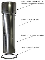 PSB-31DUCTKIT-8 KIT ASY Duct With Rain Head 31"DI 9''