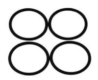 Service EPDM O-Ring Kit for -8 AN Fuel Shut-Off Valve