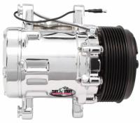 A/C Compressor Sanden Style SD7 8-Groove - Chrome