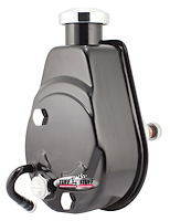 Saginaw Power Steering Pump GM Truck/Suburban Small Block Gen 1 - Keyed Shaft - Stealth Black