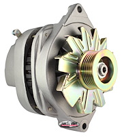 250 Amp Alternator for Select 1992-1996 Chevrolet, Oldsmobile and Other Makes [OEM Wiring, 6-Groove Pulley, Factory Cast Plus]