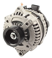 225 Amp Max Amp Alternator for Select 1987-1994 Chevrolet, Pontiac and Other Makes [6-Groove Pulley, Factory Cast Plus]