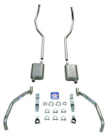 23006 1967-1969 Camaro 2 in. Exhaust System w/ Quickflow Mufflers