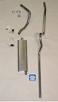 63000-M Exhaust System, 1955 Chevrolet Full-Size Hardtop 6-cyl